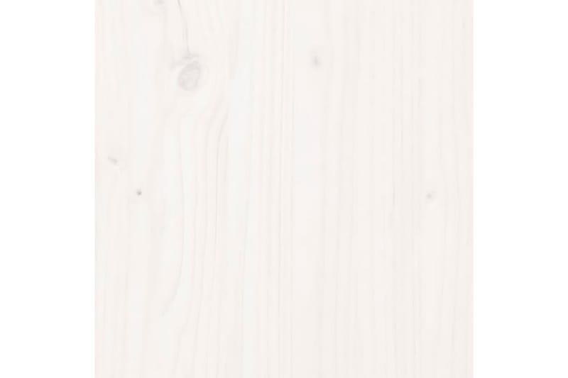 beBasic Salongbord hvit 40x40x39 cm heltre furu - Hvit - Lampebord & sidebord - Brettbord og småbord