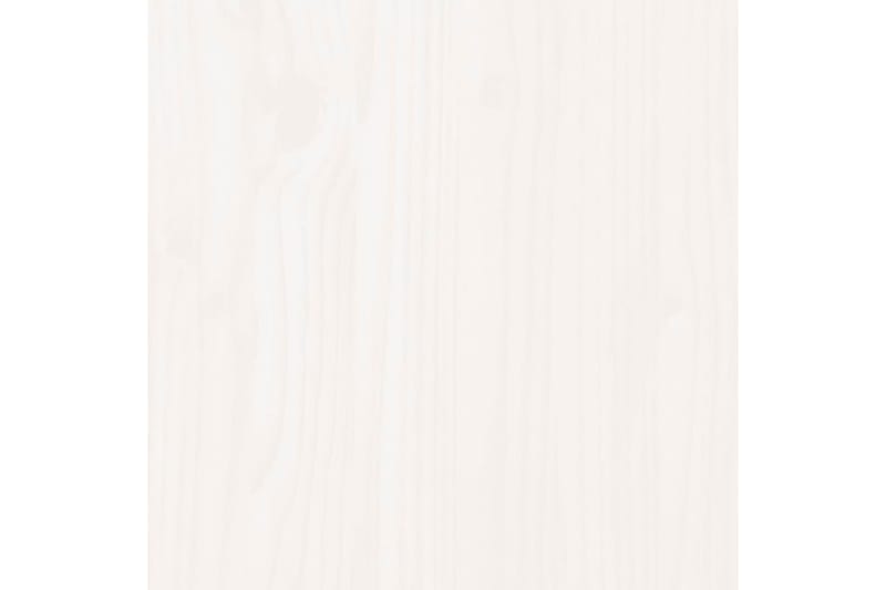 beBasic Salongbord hvit 55x55x40 cm heltre furu - Hvit - Lampebord & sidebord - Brettbord og småbord
