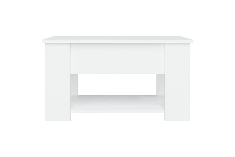 beBasic Salongbord hvit 79x49x41 cm konstruert tre - Hvit - Møbler - Bord - Avlastningsbord - Lampebord & sidebord