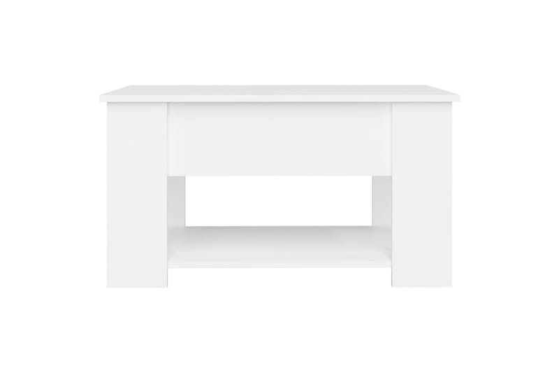 beBasic Salongbord hvit 79x49x41 cm konstruert tre - Hvit - Lampebord & sidebord - Brettbord og småbord