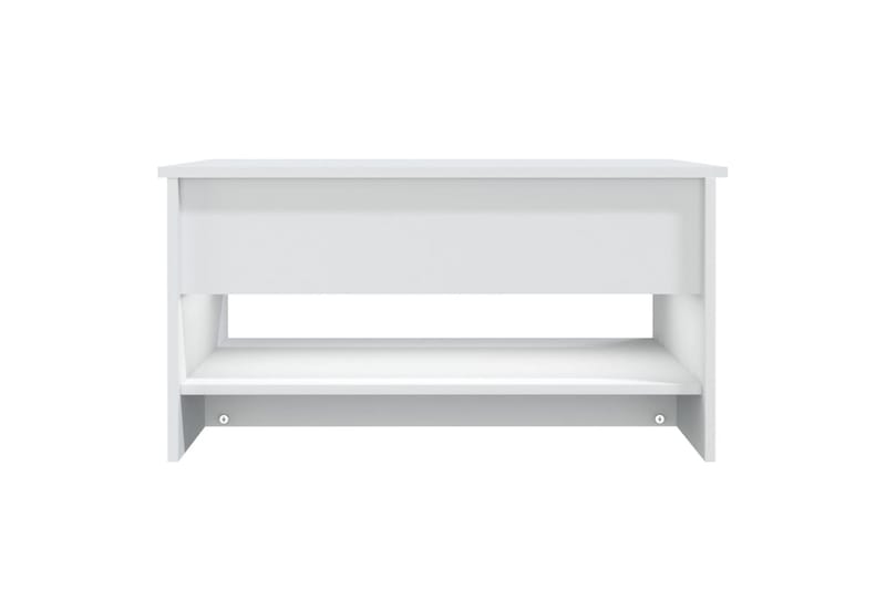 beBasic Salongbord hvit 80x50x40 cm konstruert tre - Hvit - Møbler - Bord - Avlastningsbord - Lampebord & sidebord