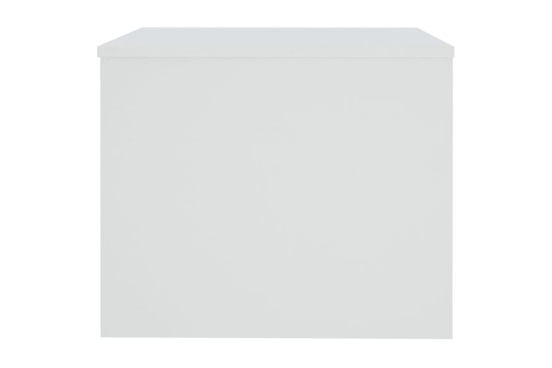 beBasic Salongbord hvit 80x50x40 cm konstruert tre - Hvit - Lampebord & sidebord - Brettbord og småbord