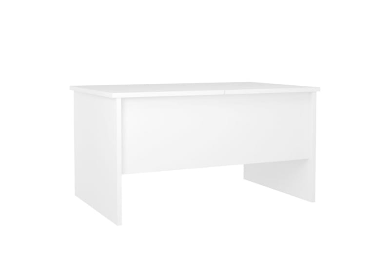 beBasic Salongbord hvit 80x50x42,5 cm konstruert tre - Hvit - Møbler - Bord - Avlastningsbord - Lampebord & sidebord