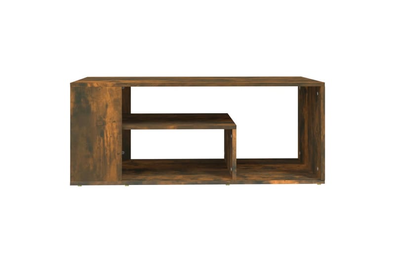 beBasic Salongbord røkt eik 100x50x40 cm konstruert tre - Brun - Møbler - Bord - Avlastningsbord - Lampebord & sidebord