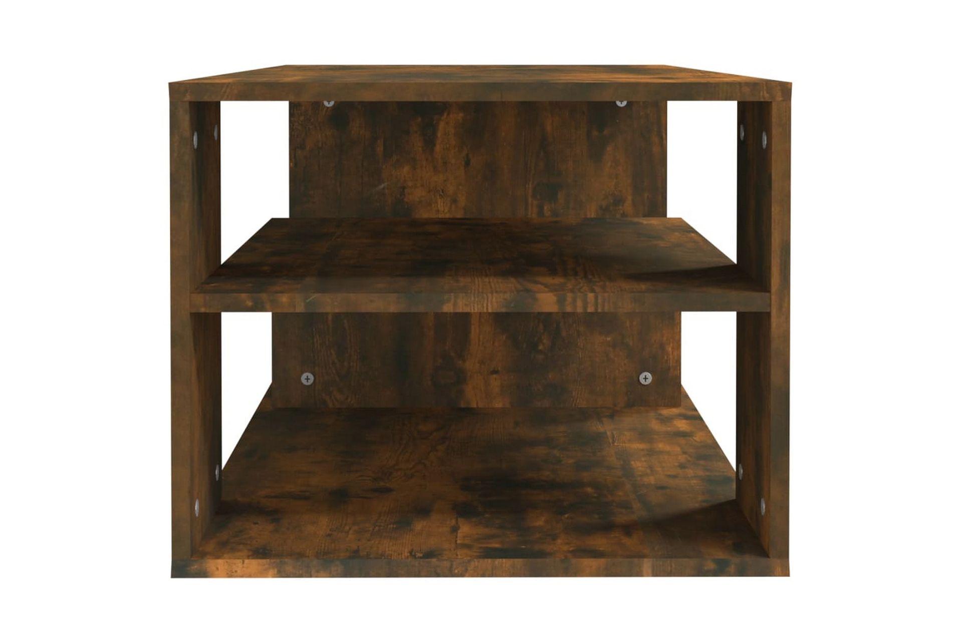 beBasic Salongbord røkt eik 100x50x40 cm konstruert tre - Brun - Møbler - Bord - Avlastningsbord - Lampebord & sidebord