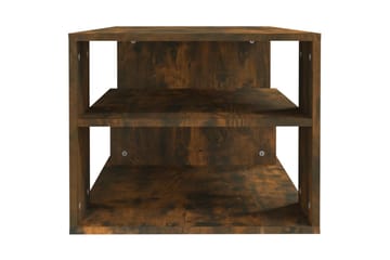 beBasic Salongbord røkt eik 100x50x40 cm konstruert tre - Brun - Møbler - Bord - Avlastningsbord - Lampebord & sidebord