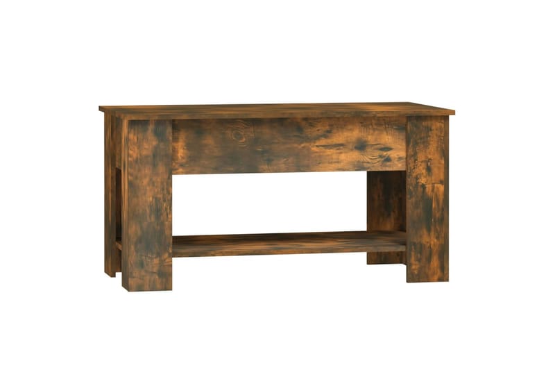 beBasic Salongbord røkt eik 101x49x52 cm konstruert tre - Brun - Møbler - Bord - Avlastningsbord - Lampebord & sidebord