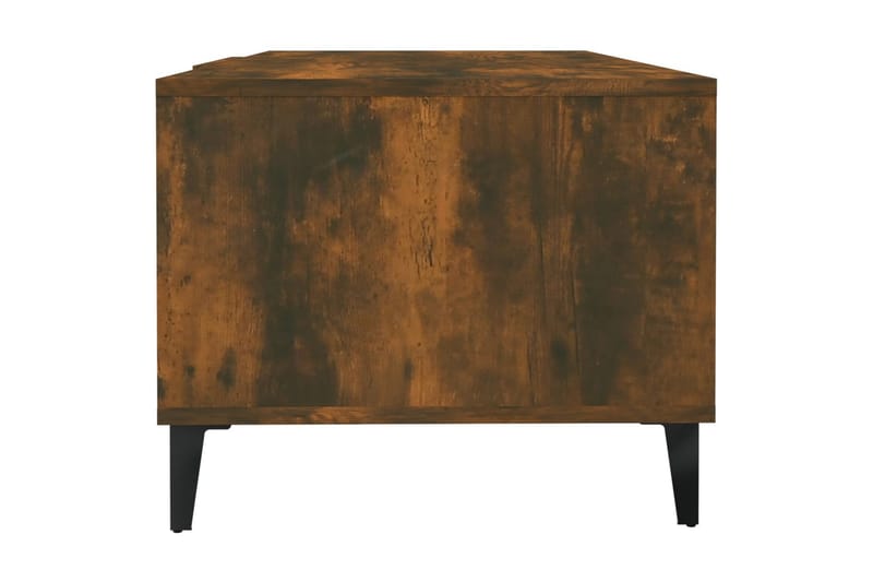 beBasic Salongbord røkt eik 102x50x40 cm konstruert tre - Brun - Møbler - Bord - Avlastningsbord - Lampebord & sidebord