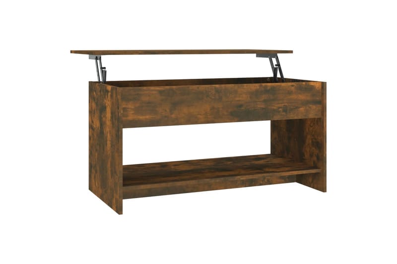beBasic Salongbord røkt eik 102x50x52,5 cm konstruert tre - Brun - Møbler - Bord - Avlastningsbord - Lampebord & sidebord