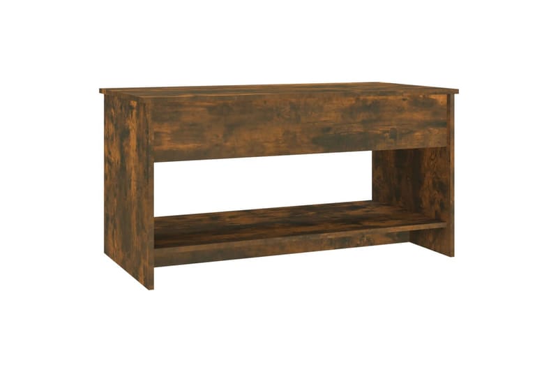 beBasic Salongbord røkt eik 102x50x52,5 cm konstruert tre - Brun - Møbler - Bord - Avlastningsbord - Lampebord & sidebord