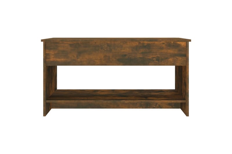 beBasic Salongbord røkt eik 102x50x52,5 cm konstruert tre - Brun - Møbler - Bord - Avlastningsbord - Lampebord & sidebord