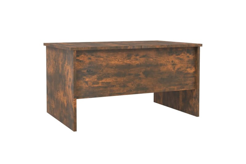 beBasic Salongbord røkt eik 80x50x42,5 cm konstruert tre - Brun - Møbler - Bord - Avlastningsbord - Lampebord & sidebord