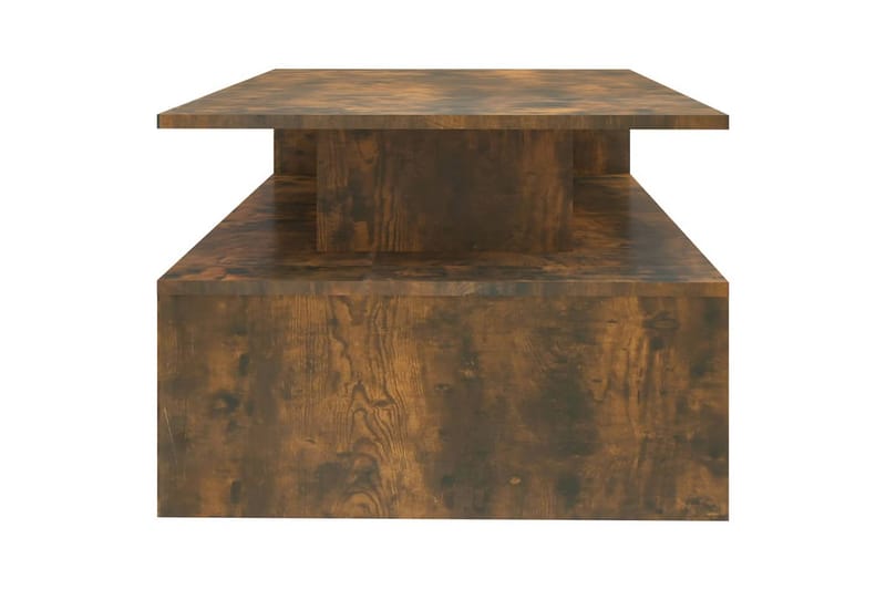 beBasic Salongbord røkt eik 90x60x42,5 cm konstruert tre - Brun - Møbler - Bord - Avlastningsbord - Lampebord & sidebord