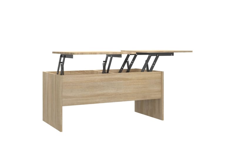 beBasic Salongbord sonoma eik 102x50,5x46,5 cm konstruert tre - Brun - Møbler - Bord - Avlastningsbord - Lampebord & sidebord