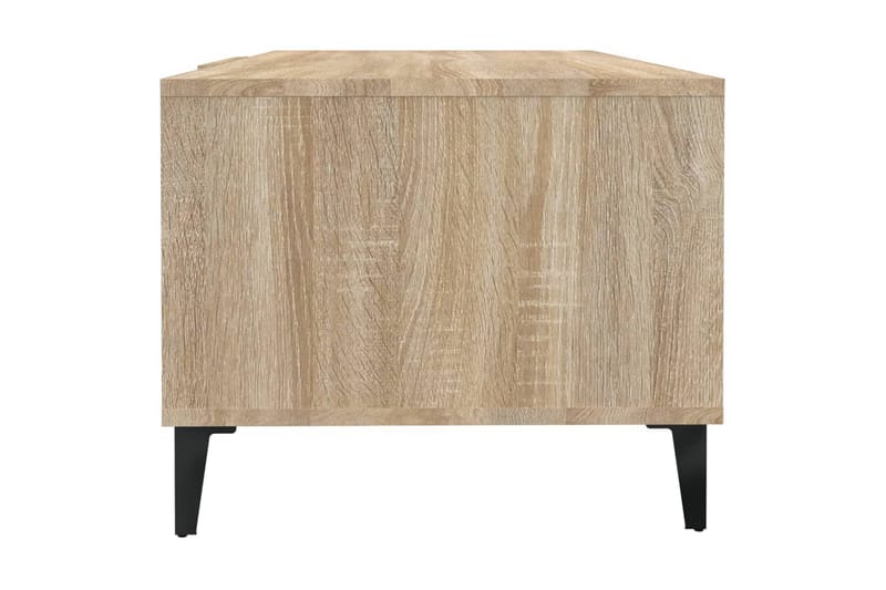 beBasic Salongbord sonoma eik 102x50x40 cm konstruert tre - Brun - Møbler - Bord - Avlastningsbord - Lampebord & sidebord