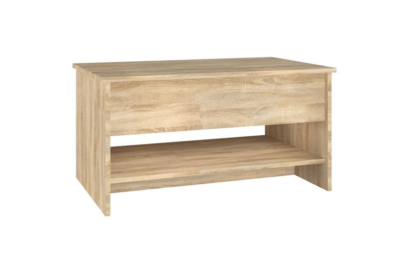beBasic Salongbord sonoma eik 80x50x40 cm konstruert tre - Brun - Møbler - Bord - Avlastningsbord - Lampebord & sidebord