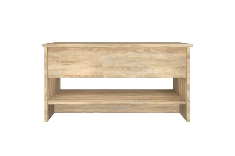 beBasic Salongbord sonoma eik 80x50x40 cm konstruert tre - Brun - Møbler - Bord - Avlastningsbord - Lampebord & sidebord