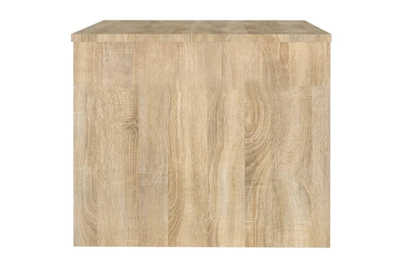 beBasic Salongbord sonoma eik 80x50x40 cm konstruert tre - Brun - Møbler - Bord - Avlastningsbord - Lampebord & sidebord
