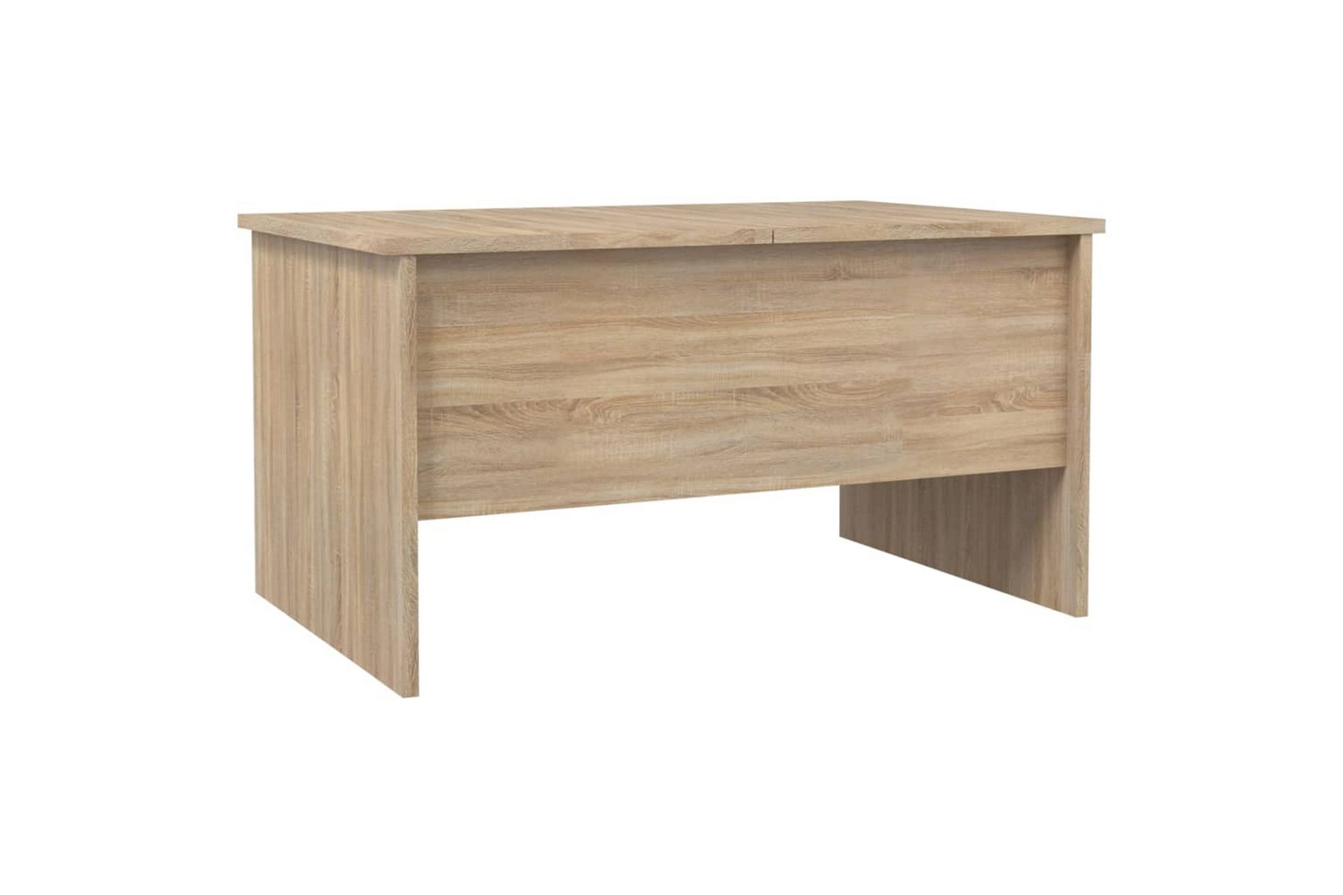 beBasic Salongbord sonoma eik 80x50x42,5 cm konstruert tre - Brun - Møbler - Bord - Avlastningsbord - Lampebord & sidebord