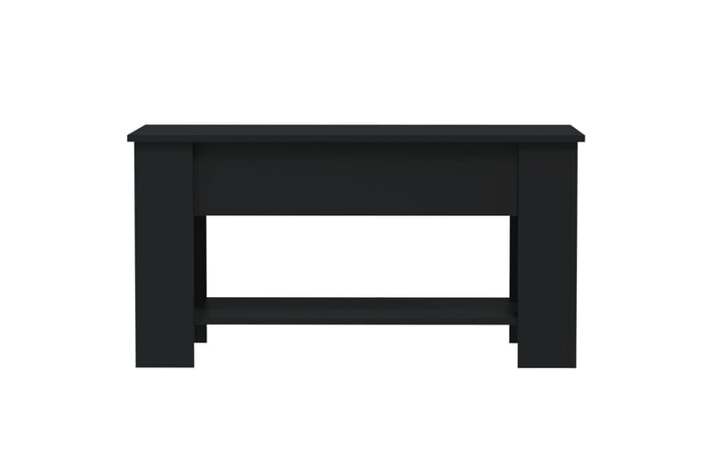 beBasic Salongbord svart 101x49x52 cm konstruert tre - Svart - Møbler - Bord - Avlastningsbord - Lampebord & sidebord