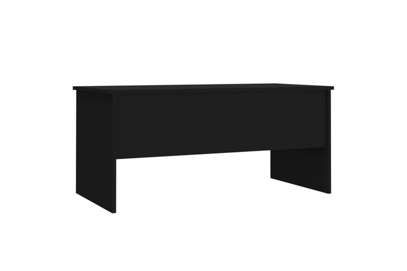 beBasic Salongbord svart 102x50,5x46,5 cm konstruert tre - Svart - Møbler - Bord - Avlastningsbord - Lampebord & sidebord