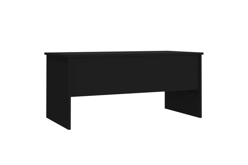 beBasic Salongbord svart 102x50,5x46,5 cm konstruert tre - Svart - Lampebord & sidebord - Brettbord og småbord