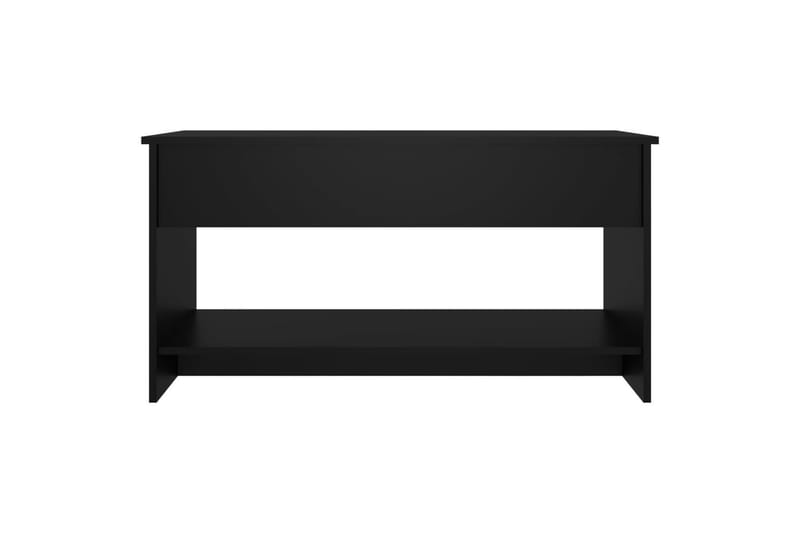 beBasic Salongbord svart 102x50x52,5 cm konstruert tre - Svart - Lampebord & sidebord - Brettbord og småbord