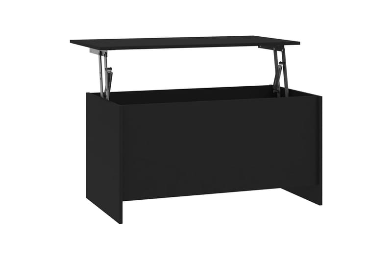 beBasic Salongbord svart 102x55,5x52,5 cm konstruert tre - Svart - Møbler - Bord - Avlastningsbord - Lampebord & sidebord
