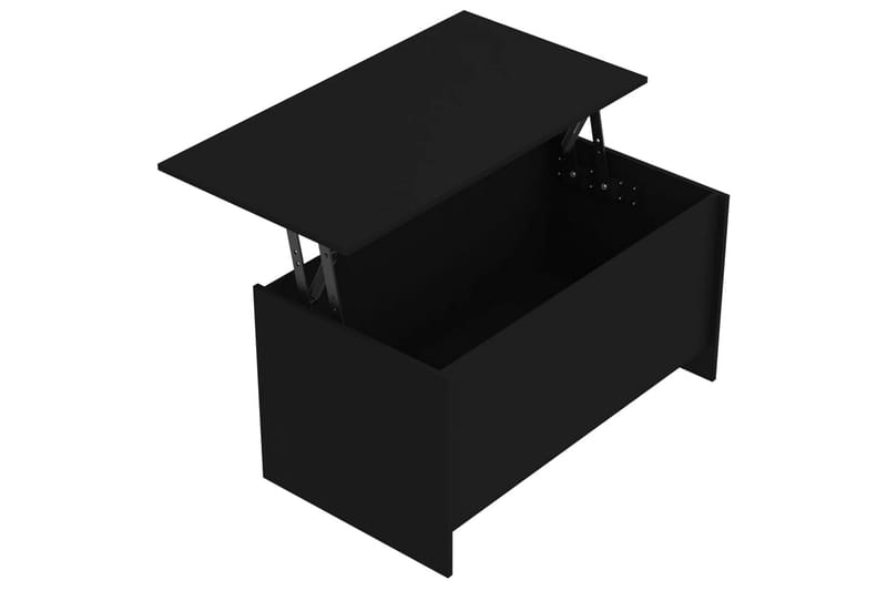 beBasic Salongbord svart 102x55,5x52,5 cm konstruert tre - Svart - Møbler - Bord - Avlastningsbord - Lampebord & sidebord