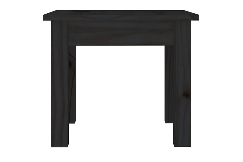 beBasic Salongbord svart 35x35x30 cm heltre furu - Svart - Lampebord & sidebord - Brettbord og småbord