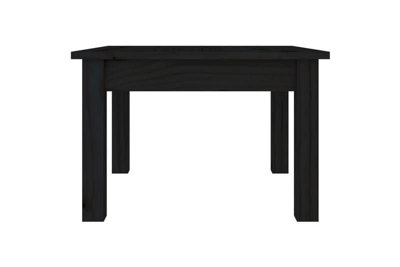 beBasic Salongbord svart 45x45x30 cm heltre furu - Svart - Lampebord & sidebord - Brettbord og småbord