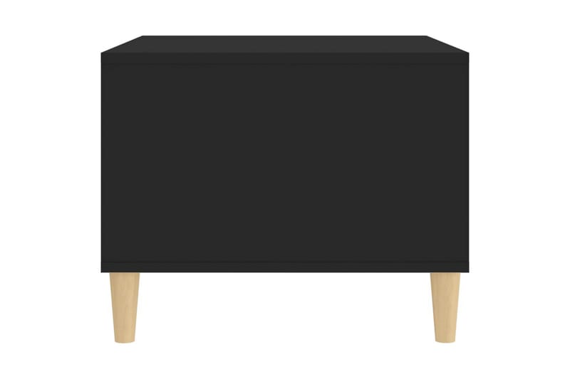 beBasic Salongbord svart 60x40x50 cm konstruert tre - Svart - Lampebord & sidebord - Brettbord og småbord