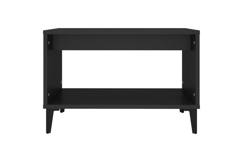 beBasic Salongbord svart 60x50x40 cm konstruert tre - Svart - Lampebord & sidebord - Brettbord og småbord