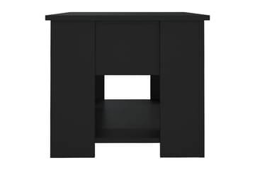 beBasic Salongbord svart 79x49x41 cm konstruert tre - Svart - Møbler - Bord - Avlastningsbord - Lampebord & sidebord