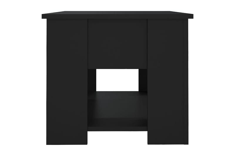 beBasic Salongbord svart 79x49x41 cm konstruert tre - Svart - Møbler - Bord - Avlastningsbord - Lampebord & sidebord