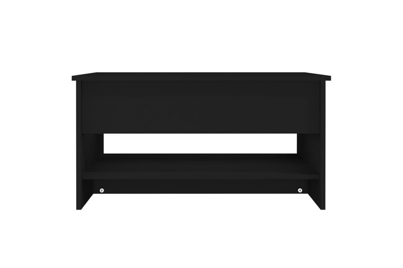 beBasic Salongbord svart 80x50x40 cm konstruert tre - Svart - Lampebord & sidebord - Brettbord og småbord