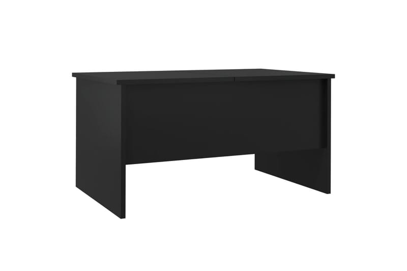 beBasic Salongbord svart 80x50x42,5 cm konstruert tre - Svart - Lampebord & sidebord - Brettbord og småbord