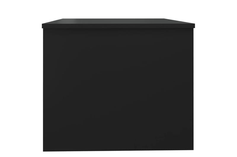 beBasic Salongbord svart 80x50x42,5 cm konstruert tre - Svart - Lampebord & sidebord - Brettbord og småbord