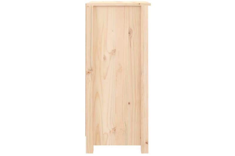 beBasic Skjenk 40x35x80 cm heltre furu - Brun - Lampebord & sidebord - Brettbord og småbord