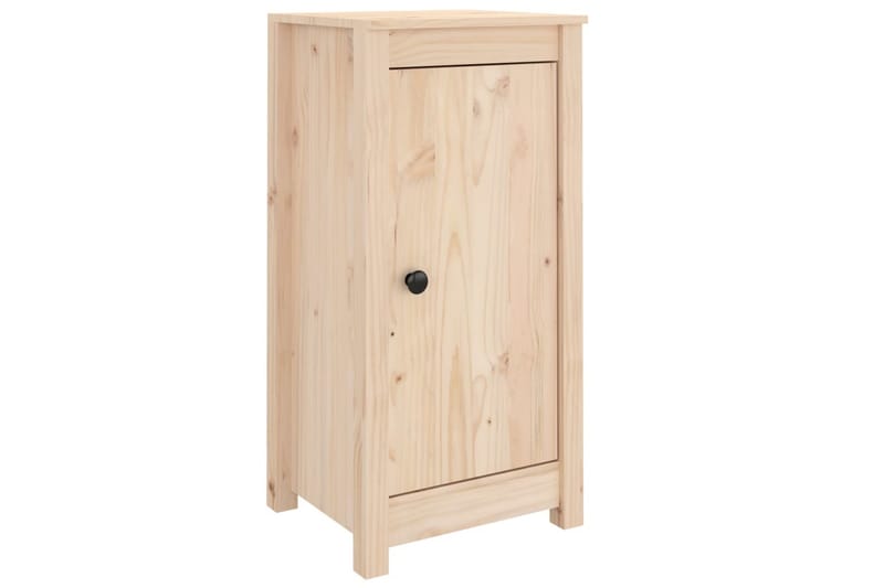 beBasic Skjenk 40x35x80 cm heltre furu - Brun - Lampebord & sidebord - Brettbord og småbord