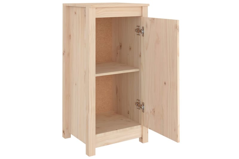 beBasic Skjenk 40x35x80 cm heltre furu - Brun - Lampebord & sidebord - Brettbord og småbord