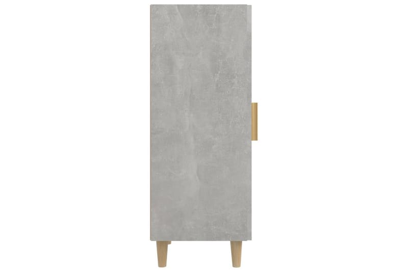 beBasic Skjenk betonggrå 34,5x34x90 cm konstruert tre - GrÃ¥ - Møbler - Bord - Avlastningsbord - Lampebord & sidebord