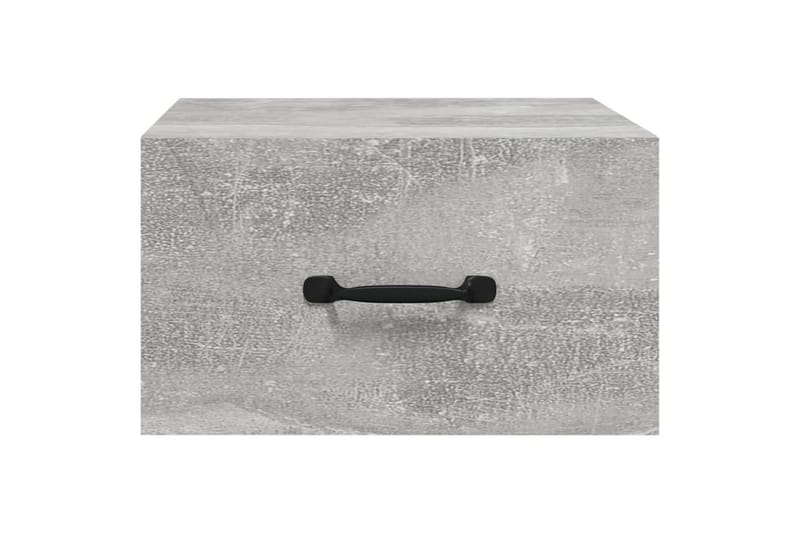 beBasic Veggmontert nattbord 2 stk betonggrå 35x35x20 cm - GrÃ¥ - Møbler - Bord - Avlastningsbord - Sengebord & nattbord