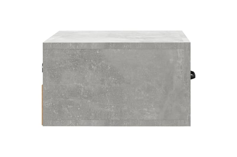 beBasic Veggmontert nattbord 2 stk betonggrå 35x35x20 cm - GrÃ¥ - Sengebord & nattbord