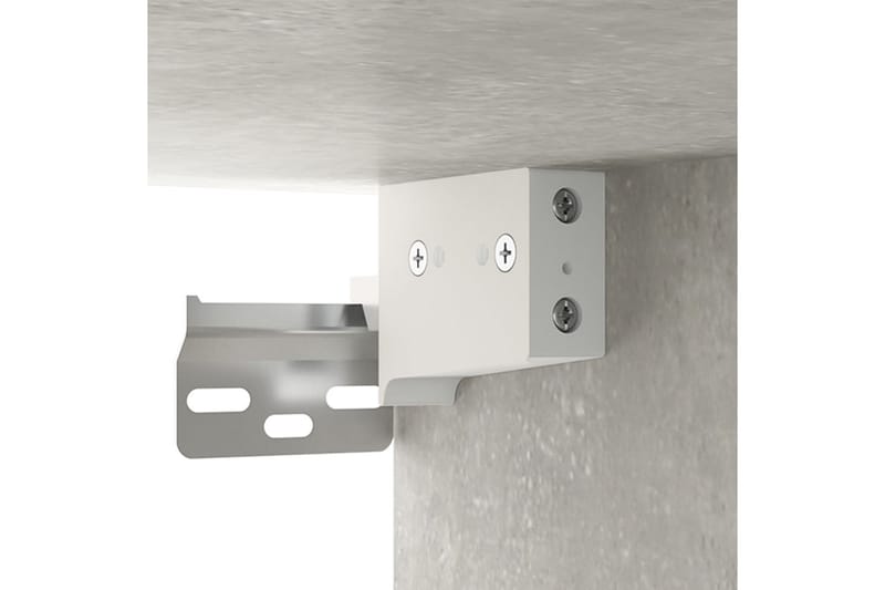 beBasic Veggmontert nattbord 2 stk betonggrå 35x35x20 cm - GrÃ¥ - Møbler - Bord - Avlastningsbord - Sengebord & nattbord