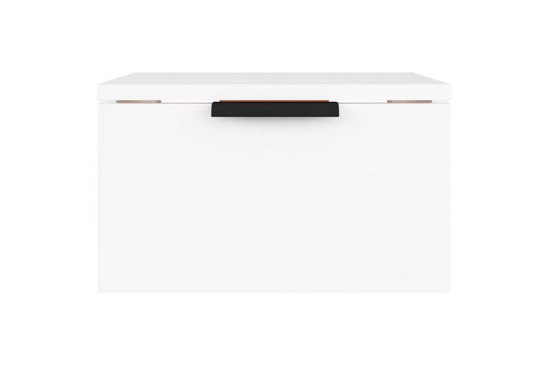 beBasic Veggmontert nattbord 2 stk hvit 34x30x20 cm - Hvit - Møbler - Bord - Avlastningsbord - Sengebord & nattbord