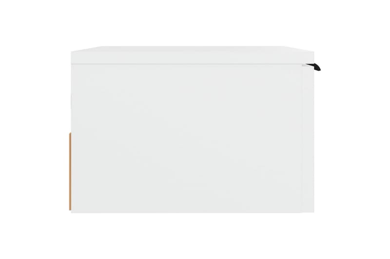beBasic Veggmontert nattbord 2 stk hvit 34x30x20 cm - Hvit - Møbler - Bord - Avlastningsbord - Sengebord & nattbord