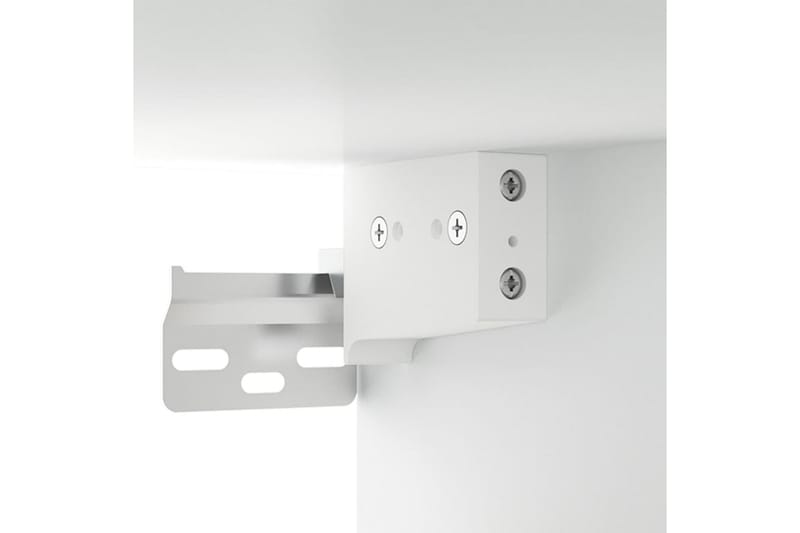 beBasic Veggmontert nattbord 2 stk hvit 35x35x20 cm - Hvit - Møbler - Bord - Avlastningsbord - Sengebord & nattbord