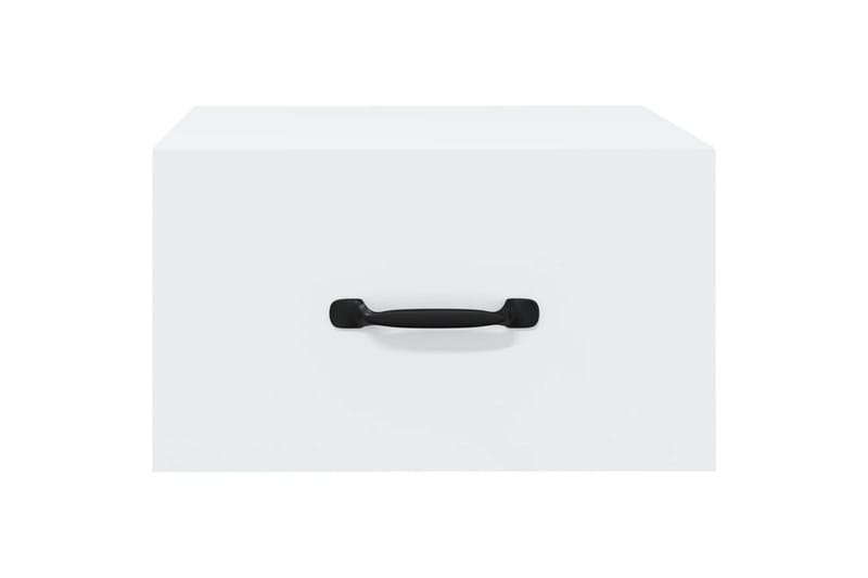 beBasic Veggmontert nattbord 2 stk hvit 35x35x20 cm - Hvit - Møbler - Bord - Avlastningsbord - Sengebord & nattbord
