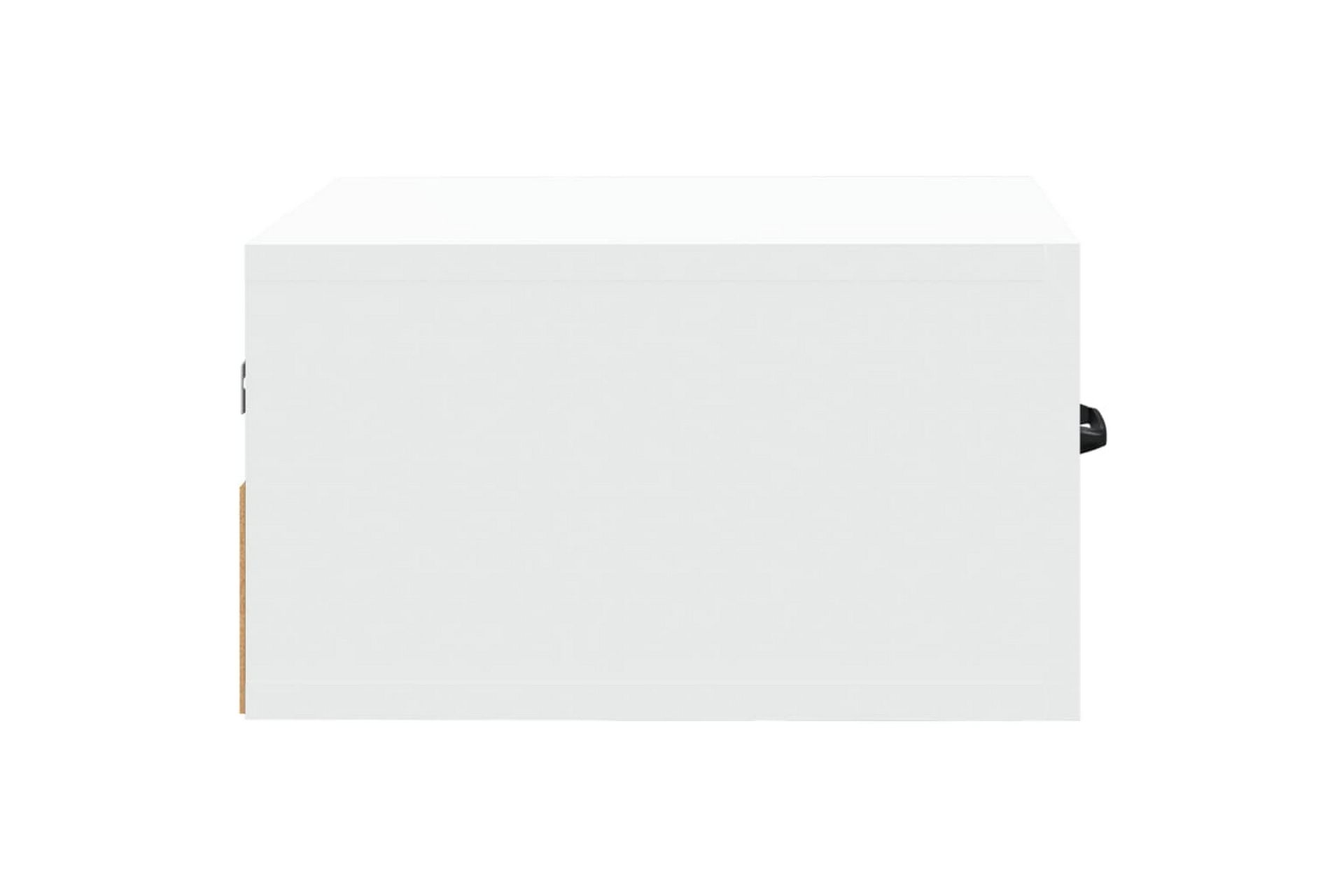 beBasic Veggmontert nattbord 2 stk hvit 35x35x20 cm - Hvit - Møbler - Bord - Avlastningsbord - Sengebord & nattbord
